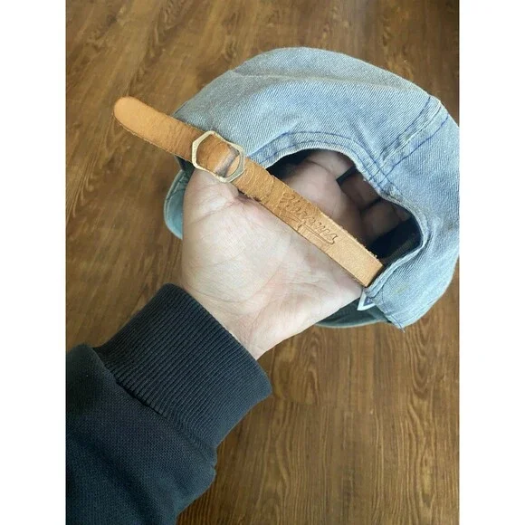 Colorado University Buffaloes Hat Cap Back One Size Gray Mens Leather Strap - Picture 3 of 6